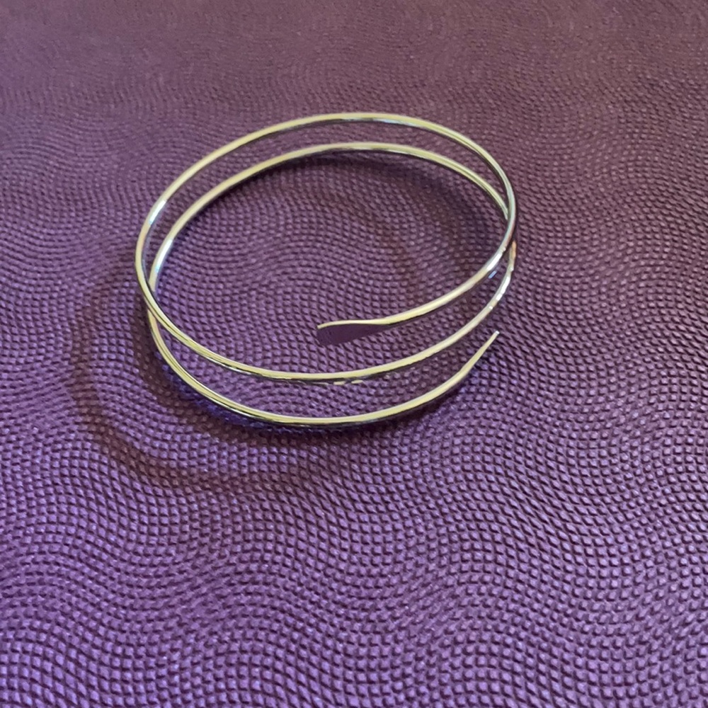 Silver arm cuff